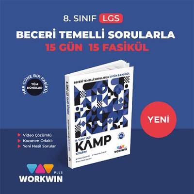 LGS 15 Fasikül Video Çözümlü Kamp Kitabı Workwin Plus - 6