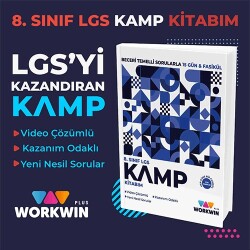 LGS 15 Fasikül Video Çözümlü Kamp Kitabı Workwin Plus - 7