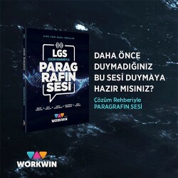 LGS Çözüm Rehberi ile Paragraf'ın Sesi Soru Bankası Workwin Plus - 6